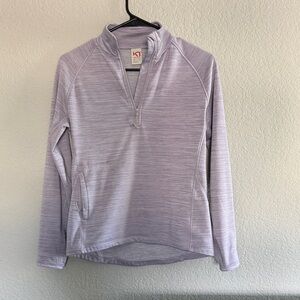 Kari Traa Lavender Berthe Midlayer Half Zip